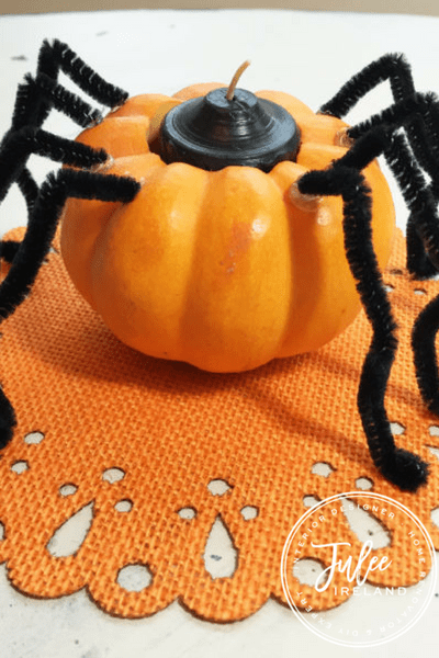 DIY  Halloween Spookdorable Spider Candle Holders–As seen on Good Day Columbus Fox 28