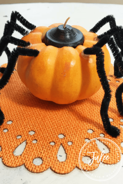 DIY Halloween Spookdorable Spider Candle Holders–As seen on Good Day Columbus Fox 28